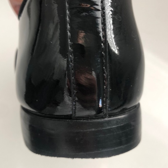 Tory Burch Black Patent Leather Oxford Loafers 8.5 - Picture 6 of 8